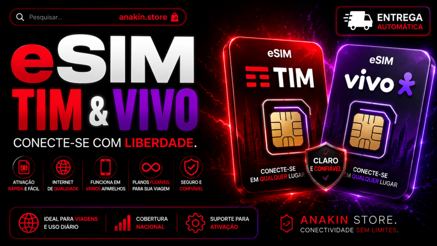 🔵 E-SIM TIM